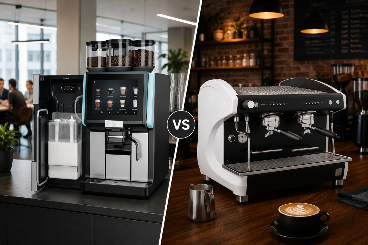 Espresso Makinesi mi, Tam Otomatik Kahve Makinesi mi? İşletmeniz İçin Doğru Seçim Rehberi
