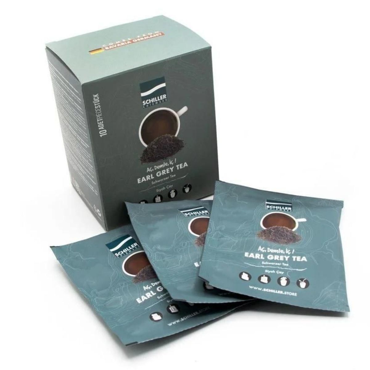 Schiller Aç Demle İç Bitki Çayı Early Grey Tea 10 lu