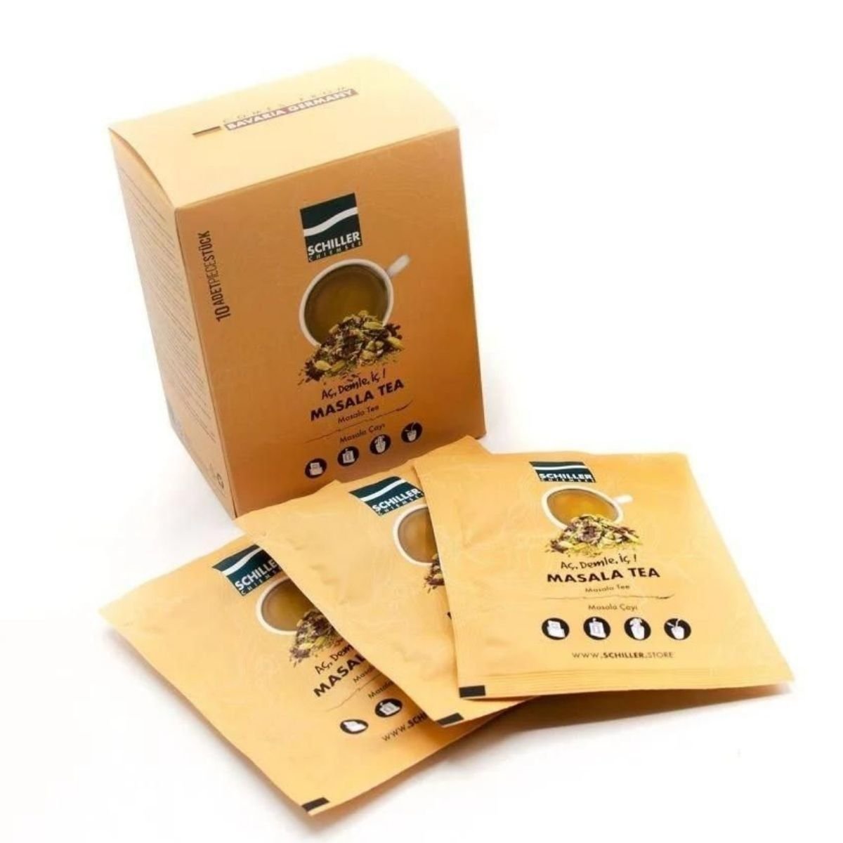 Open, Brew, Drink Herbal Tea Masala Tea 10 Pack