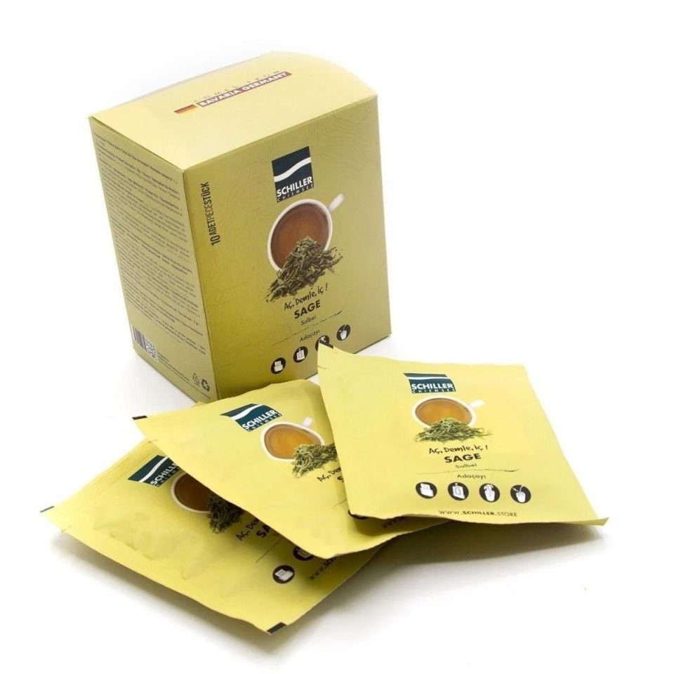 Open, Brew, Drink Herbal Tea Sage Tea 10 Pack