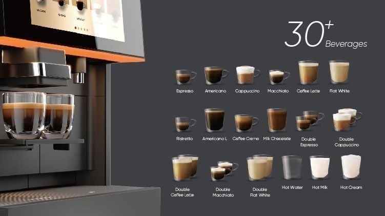 Aaron Hercules Fully Automatic Coffee Machine