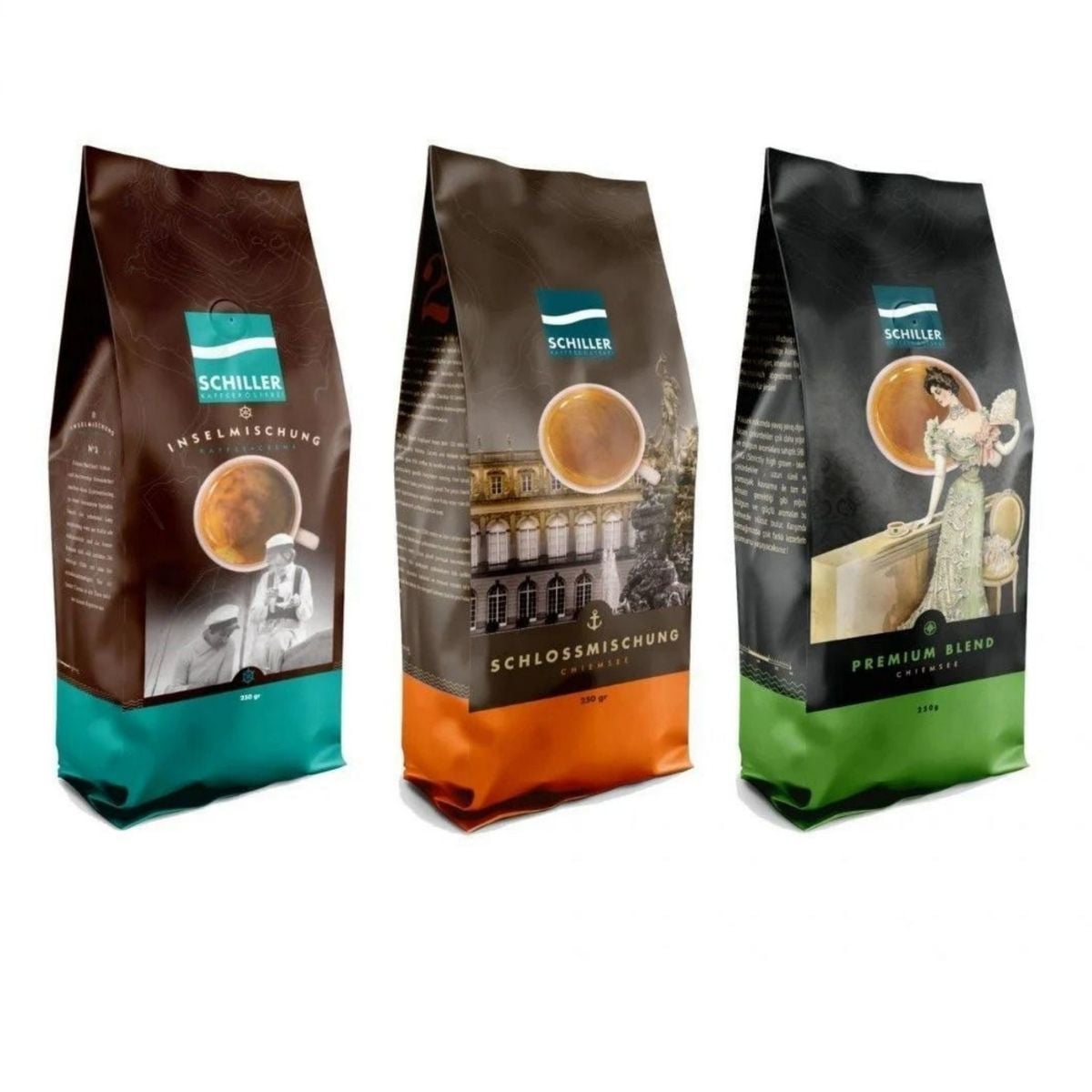 Schiller Kaffeebohnen Kennenlernset 3-teilig