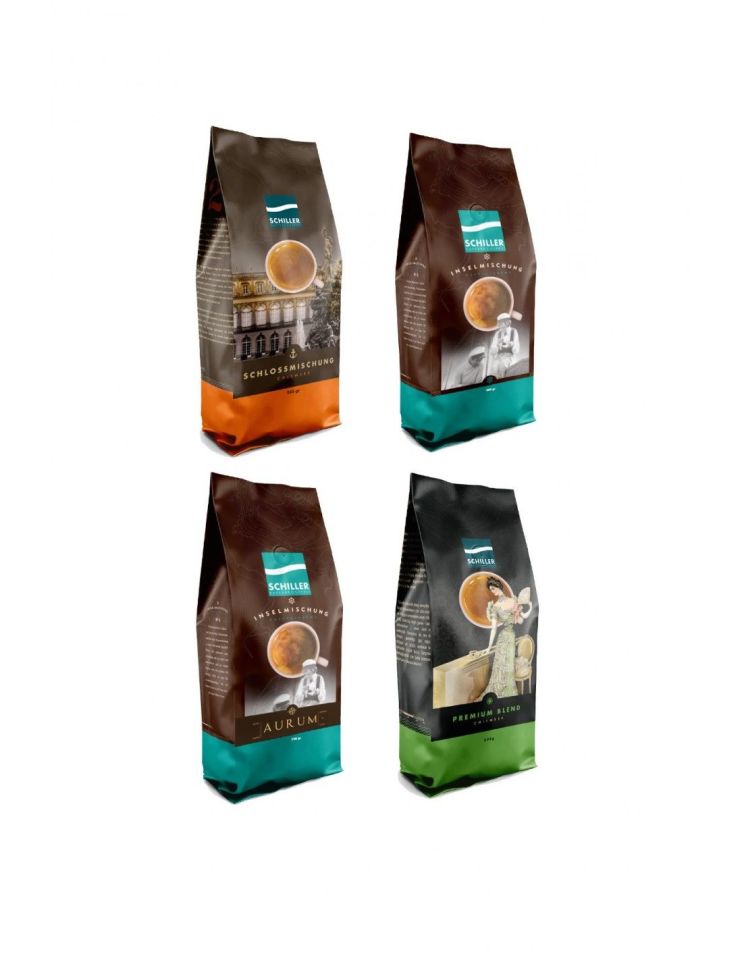 Schiller Coffee Beans 4-Piece Introduction Set Ground Espresso