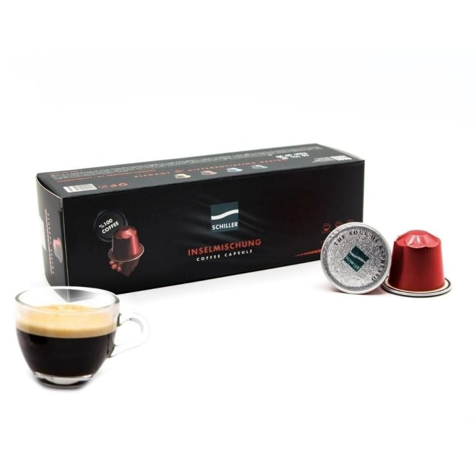 Capsules de café en aluminium à isolation thermique, lot de 10