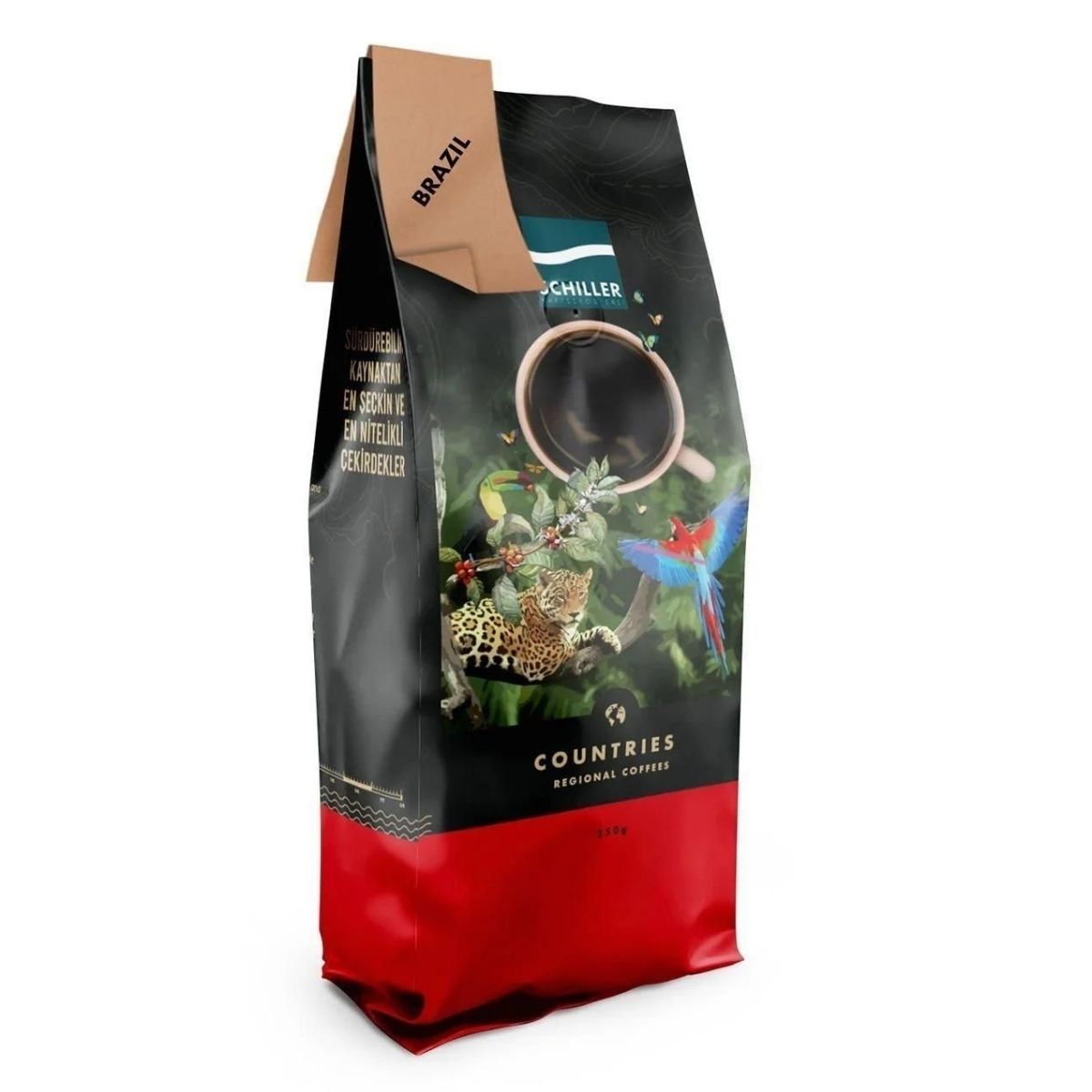Grains de café locaux Schiller Brésil 250 gr