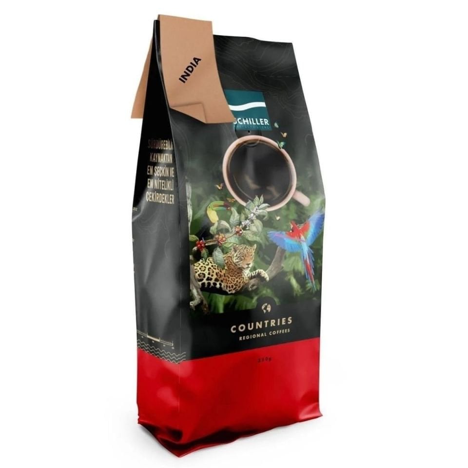 Schiller India Robusta Cherry 250 Gr Yöresel Çekirdek Kahve