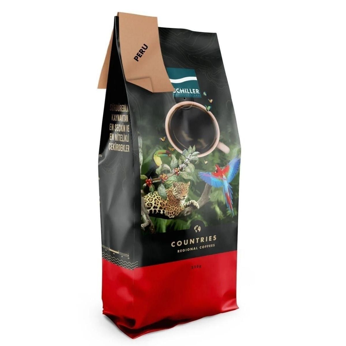 Schiller Peru SHB MCM 250 Gr Yöresel Çekirdek Kahve
