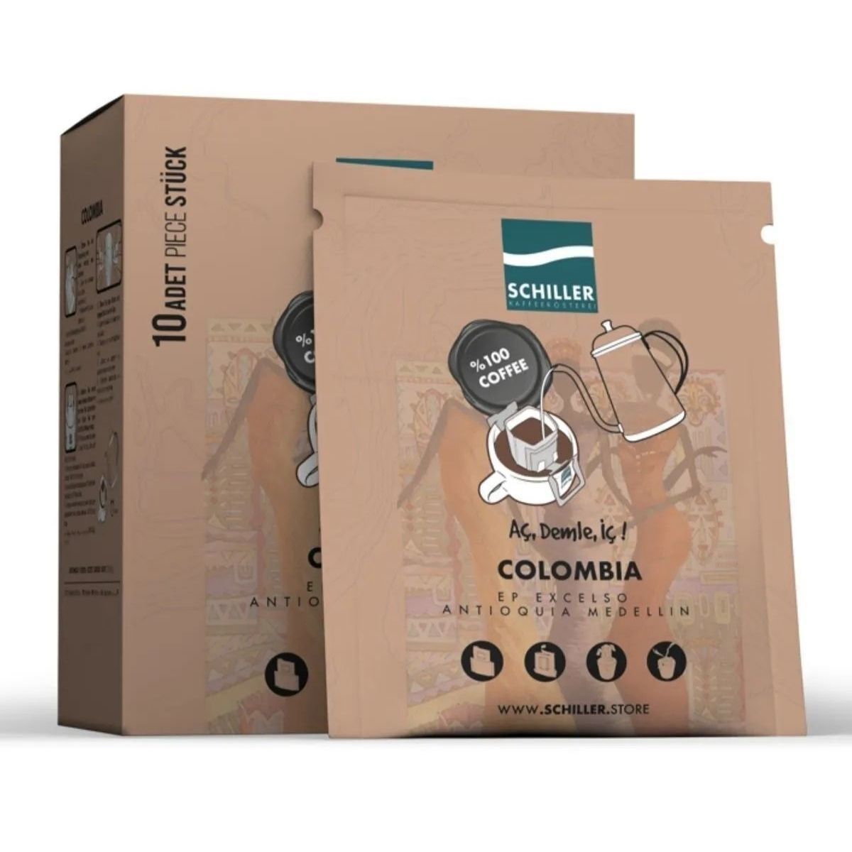Aç Demle İç Filtre Kahve Colombia EP 10 lu