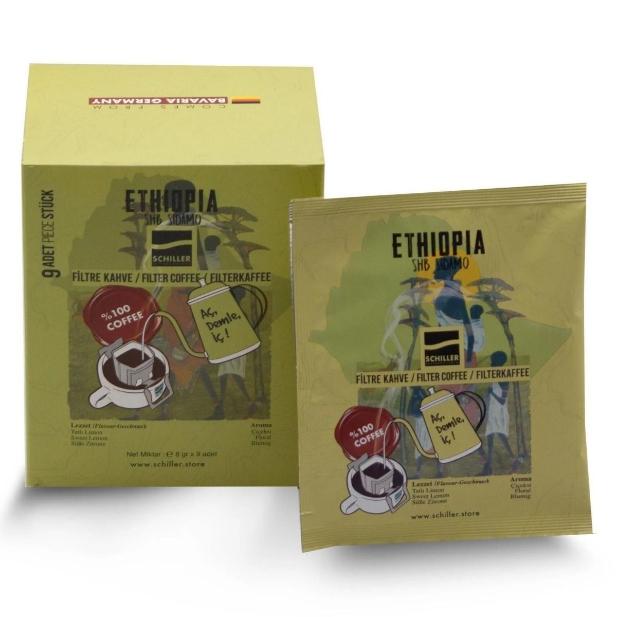 Open Brew Drink Filter Coffee Ethiopia Shb Sidamo 10 pieces