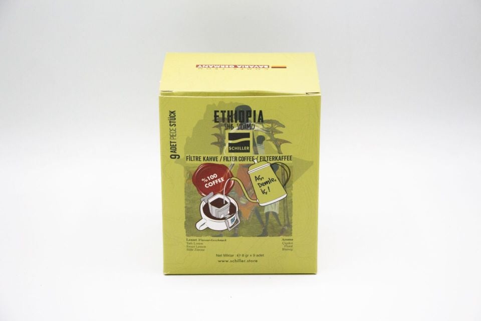 Aç Demle İç Filtre Kahve Ethiopia Shb Sidamo 10 lu