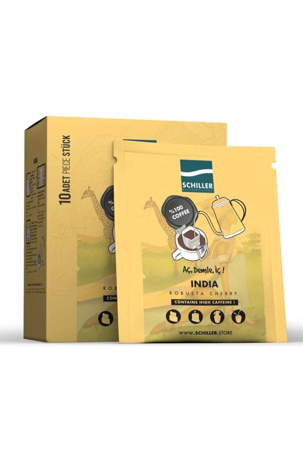 Aç Demle İç Filtre Kahve India Robusta Cherry 10 lu