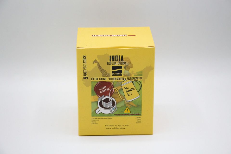 Aç Demle İç Filtre Kahve India Robusta Cherry 10 lu