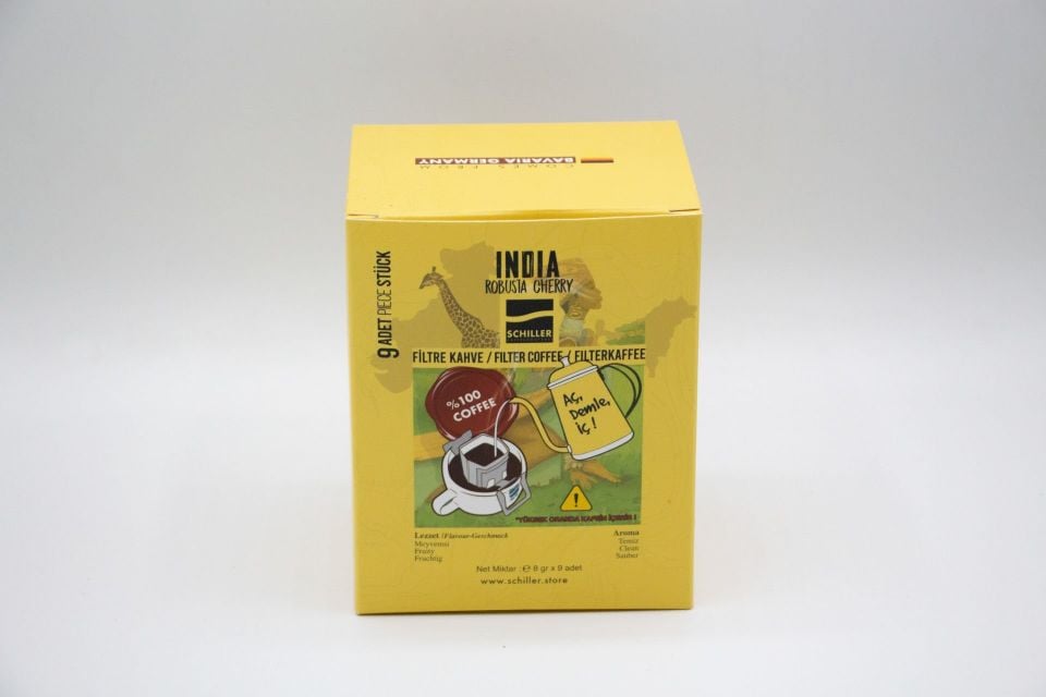 Aç Demle İç Filtre Kahve India Robusta Cherry 10 lu