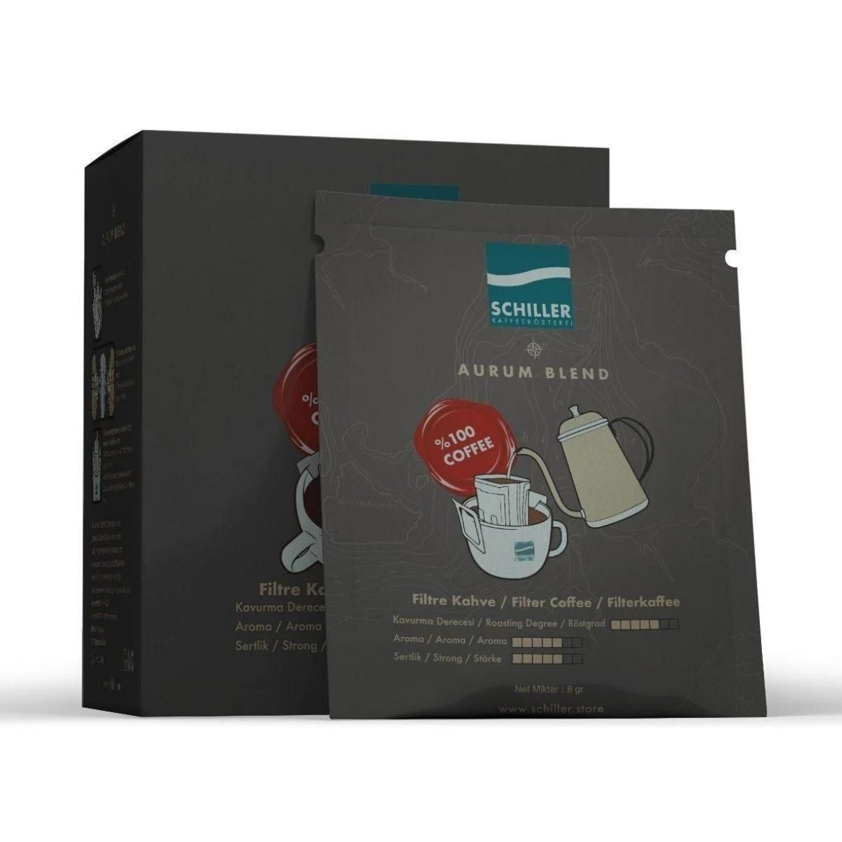 Aç Demle İç Filtre Kahve Aurum Blend 10 lu