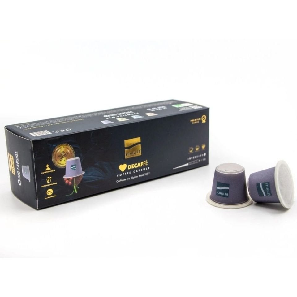 Decaf (Decaffeinated) Bio Capsule Coffees Pack of 10