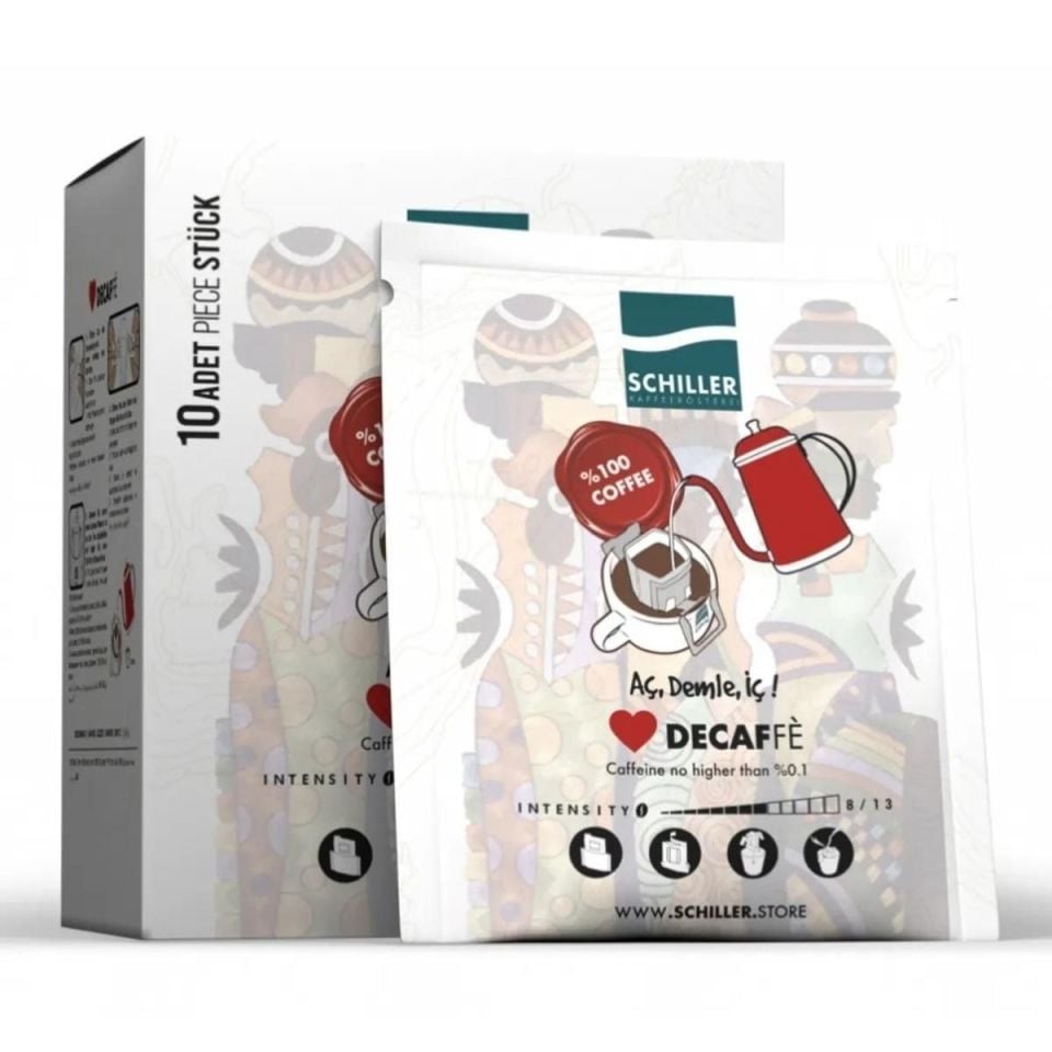 Aç Demle İç Filtre Kahve Decaf Kafeinsiz 10'lu