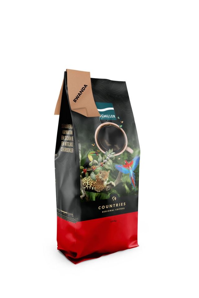 Schiller Rwanda Blue Bourbon 250 Gr Yöresel Çekirdek Kahve Moka Pot