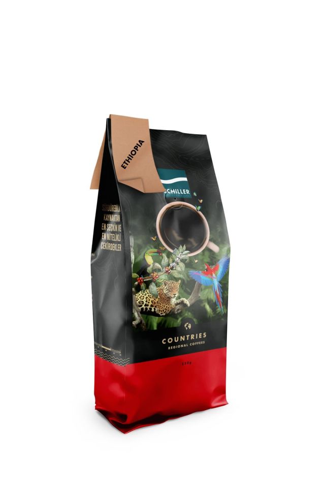 Schiller Ethiopia Sıdamo SHB 250 Gr Yöresel Çekirdek Kahve Filtre Kahve