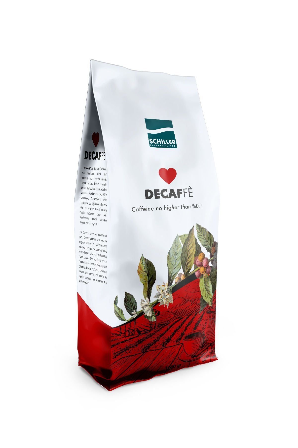 Schiller Countries Decaf Kafeinsiz Çekirdek Kahve 250 Gr Filtre Kahve