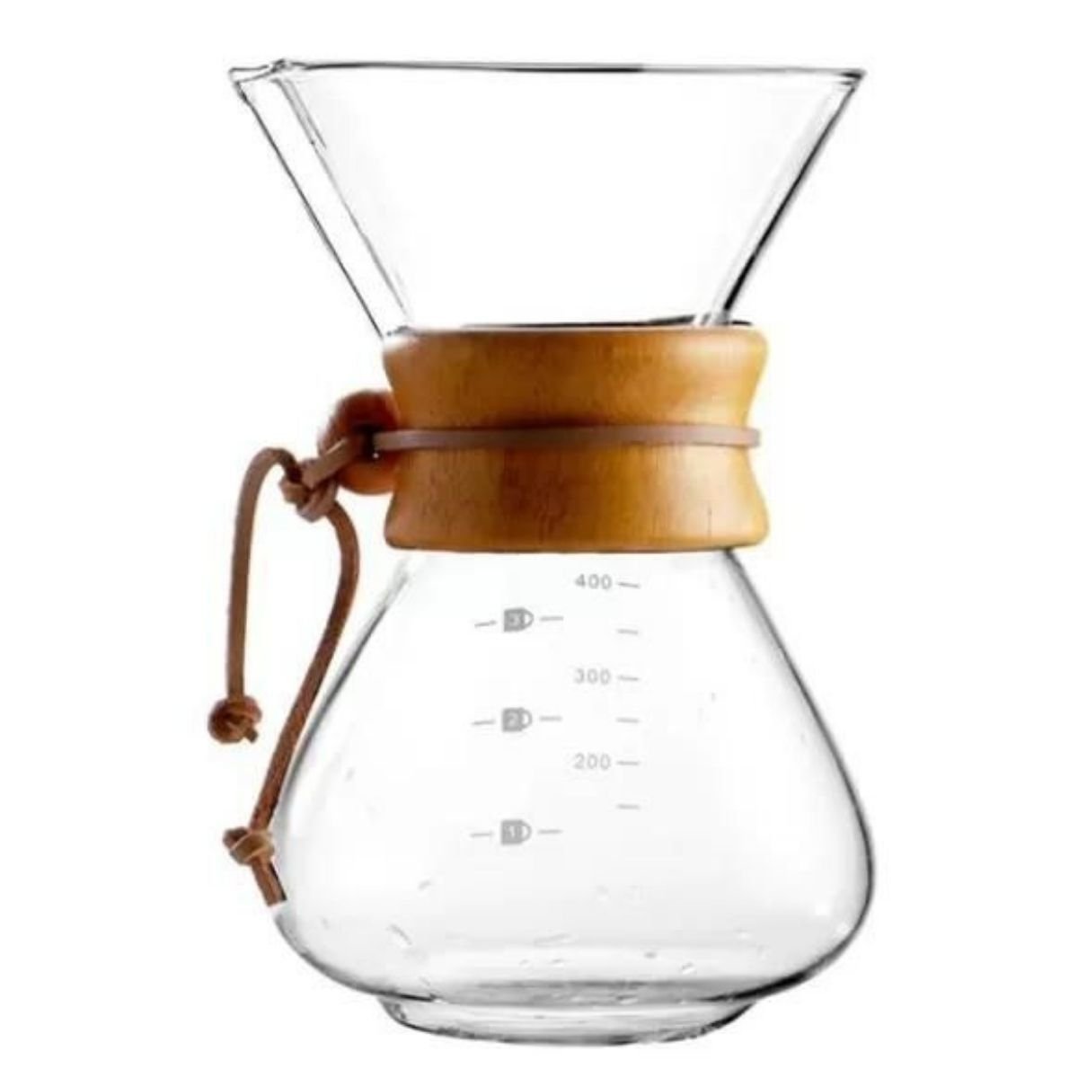 Chemex - Kaffeemaschine für 6 Tassen, 800 ml, Holzgriff
