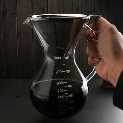 Chemex - 8 Cup 1000 ml Kulplu Kahve Demleme