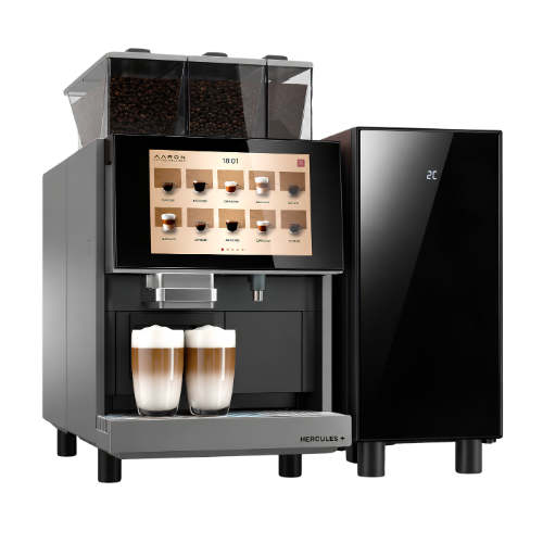 Aaron Hercules + Kaffeevollautomat