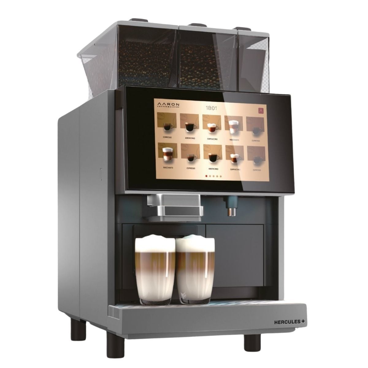Aaron Hercules + Kaffeevollautomat