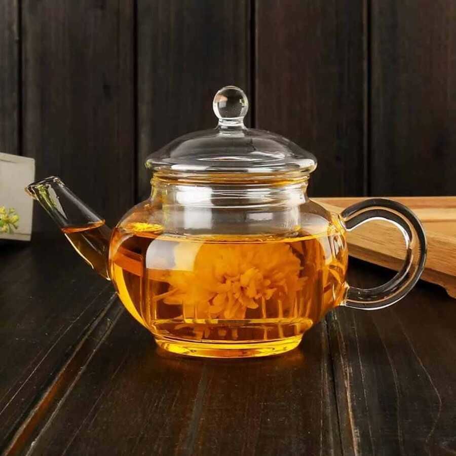 Glasteekanne mit Sieb 250 ml