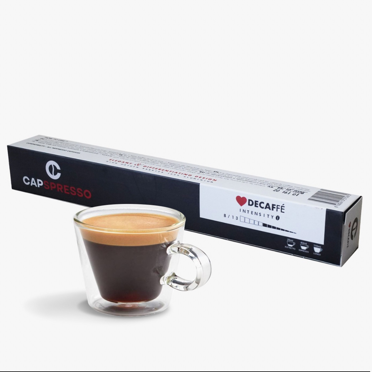 Capspresso Decaffe (Kafeinsiz) Kapsül Kahveler 10’lu Paket