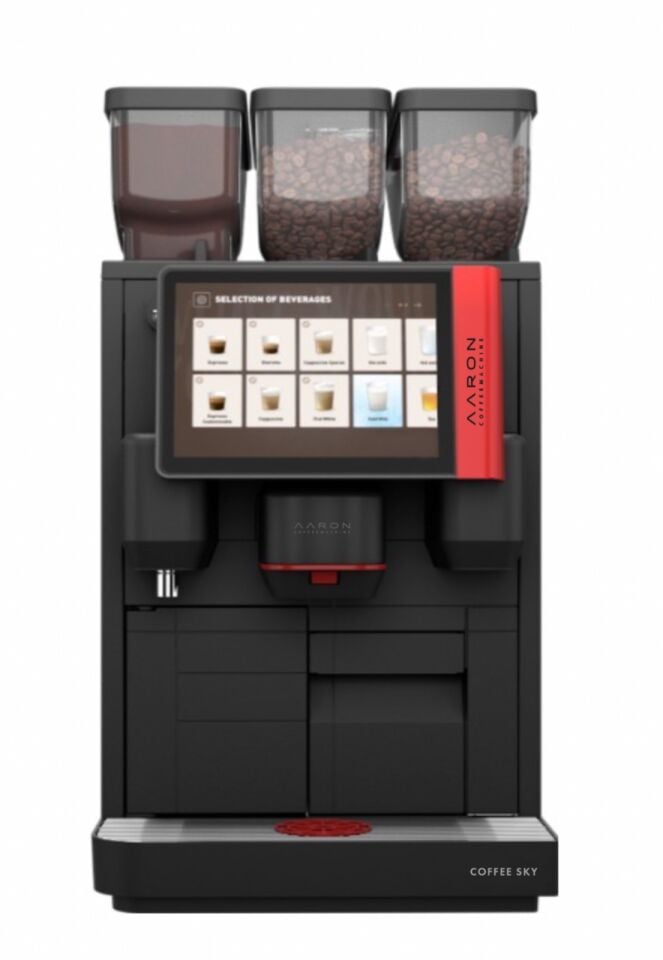 Aaron Coffee Skye Otomatik Kahve Makinesi (Çift Çekirdek Hazneli)