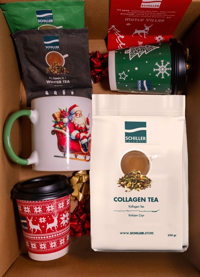 Yılbaşı Hediye Paketi – Kupa & Collagen Tea 250 gr Bitki Çayı