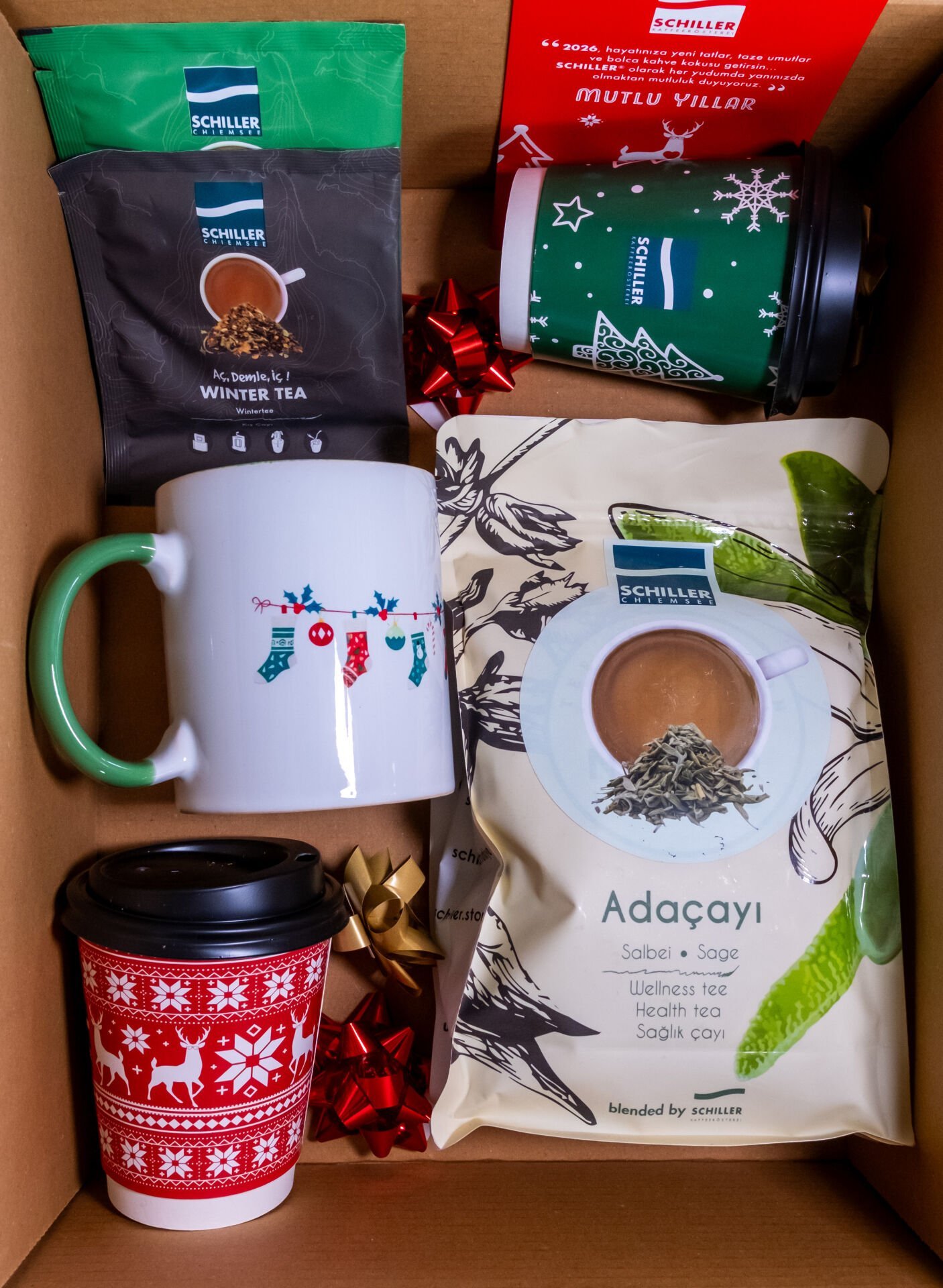 Yılbaşı Hediye Paketi – Kupa & Sage Tea (Ada Çayı) 125 gr Bitki Çayı