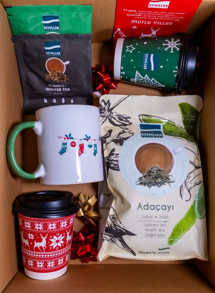 Yılbaşı Hediye Paketi – Kupa & Sage Tea (Ada Çayı) 125 gr Bitki Çayı